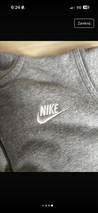 Bluza szara Nike