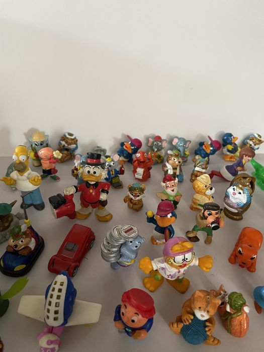 Bonecos miniaturas anos  80 e 90