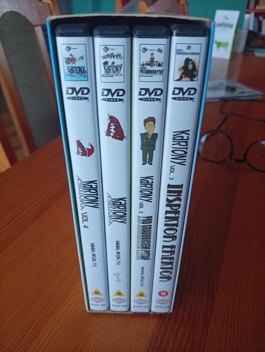 Zestaw DVD filmów animowanych Kartony