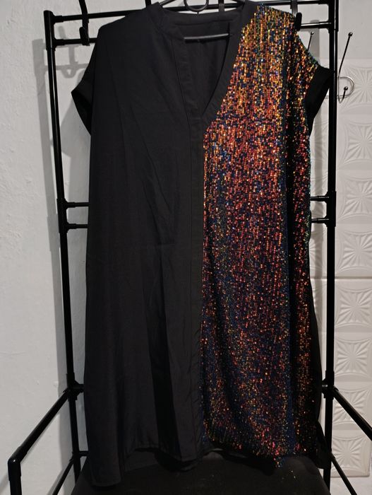 Платье с паетками р 58-62