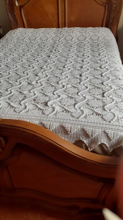 Colcha em crochet