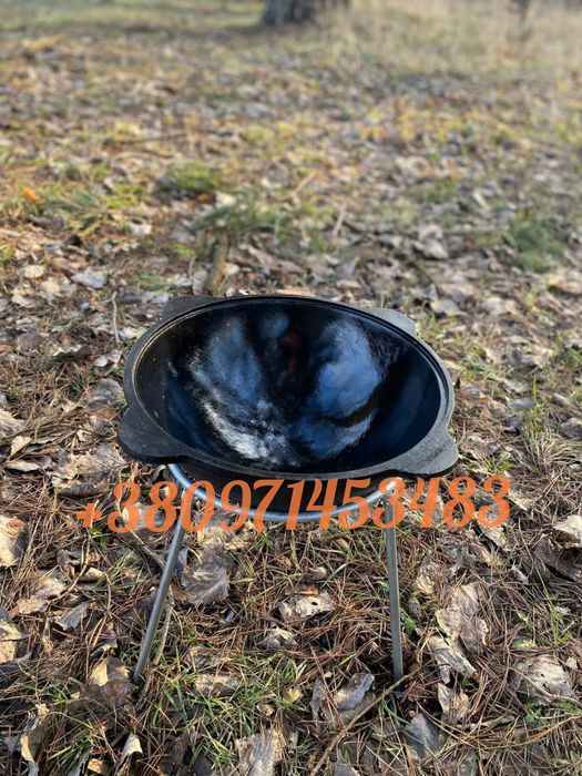 Узбецький Чавунний Казан з кришкою