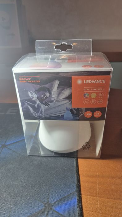Ночник аккумуляторный.LEDVANCE Nightlux Touch LED Rabbit + USB+ RGBW.