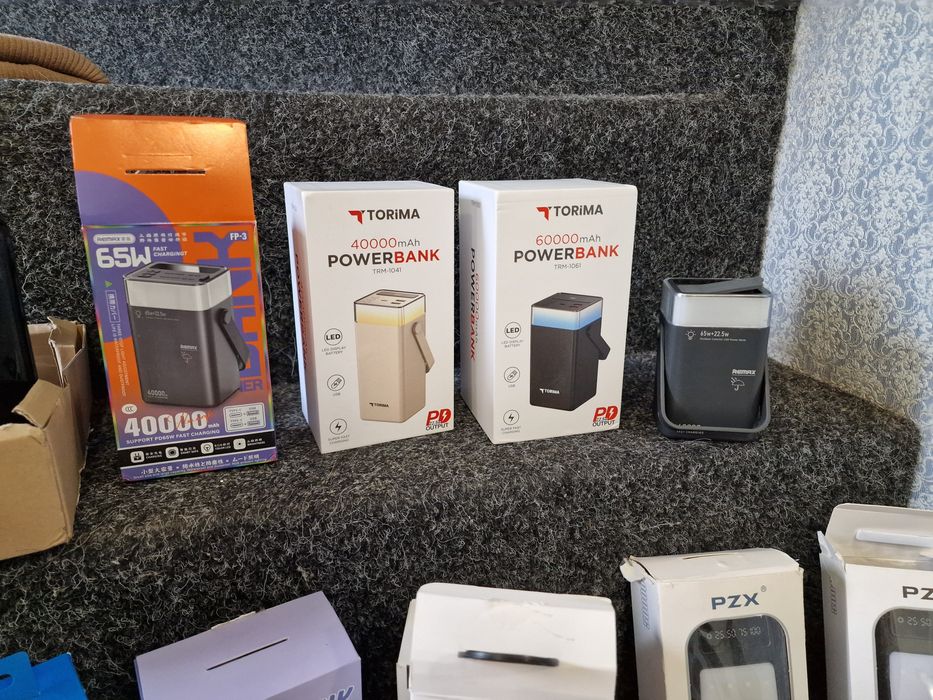 Павербанки powerbank 30, 40, 50, 60mah 22.5w 65w