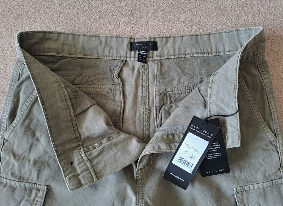 NOWE szorty cargo NEW LOOK roz. 30 styl klasyka moda komfort