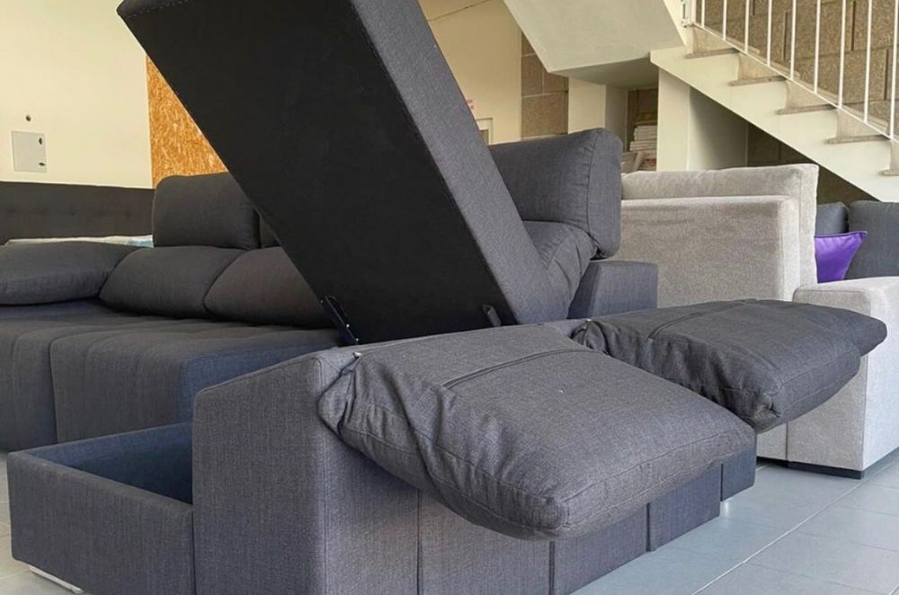 Sofá Livora por Medida | Chaise Longue e Assentos Deslizantes