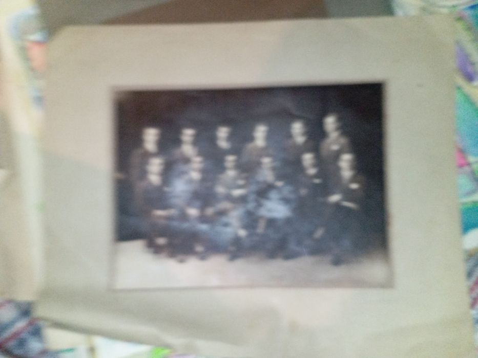 Old Photo on Postcard