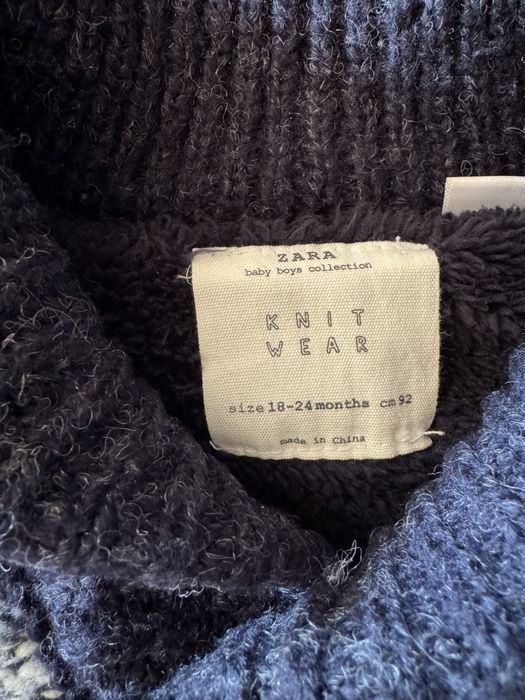 Casaco de malha forrado Zara 18-24meses