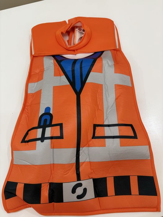 Fato Máscara Lego Original 7/8 anos