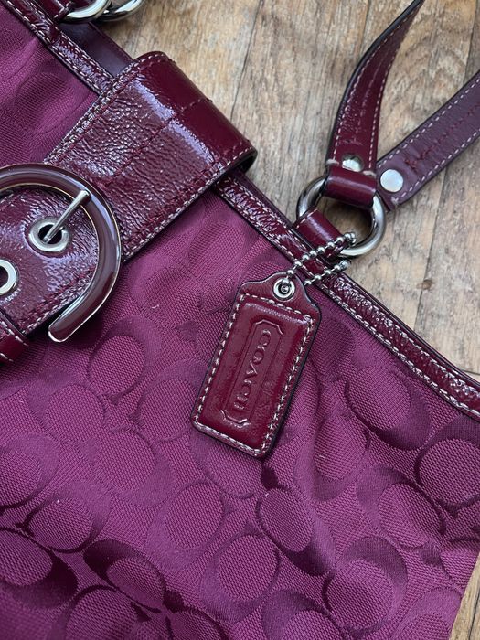 Вінтажна сумка Coach soho cherry red