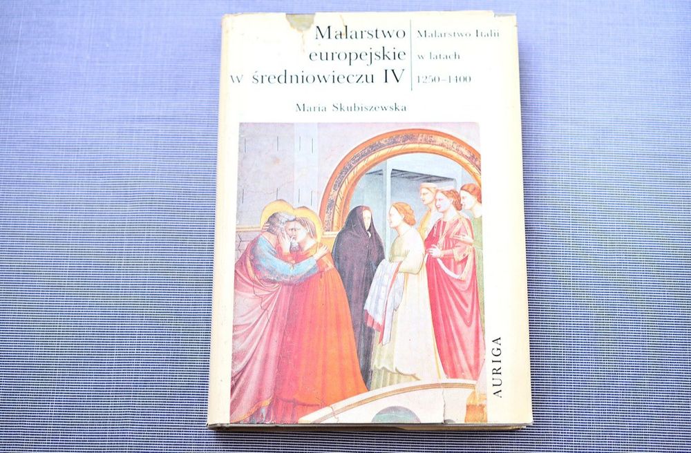 książka Maria Skubiszewska Malarstwo europejskie w średniowieczu