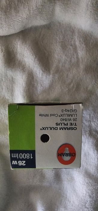 Lâmpada Fluorescente Osram 26W GX24q-3  White