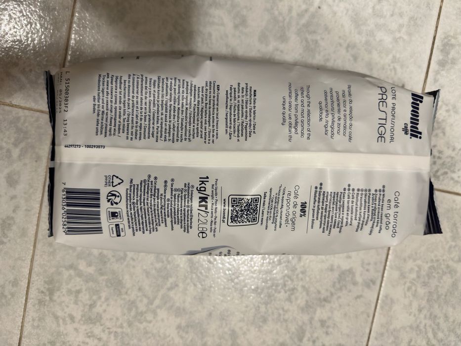 Кофе в зернах "Buondi Prestige" 1кг / Португалия / ОРИГИНАЛ