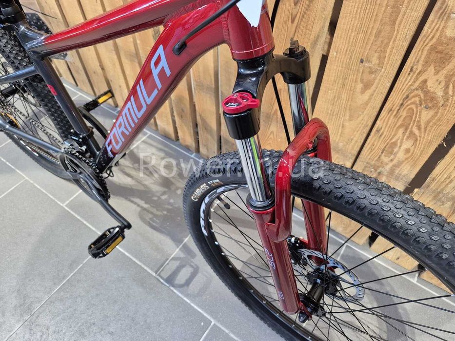 Алюмінієвий велосипед Formula F-1 AL 27.5" DD CS рама-16" червоно-сіри