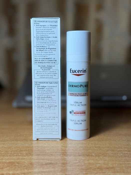 Eucerin Сироватка для обличчя DermoPure потрійної дії для проблемної