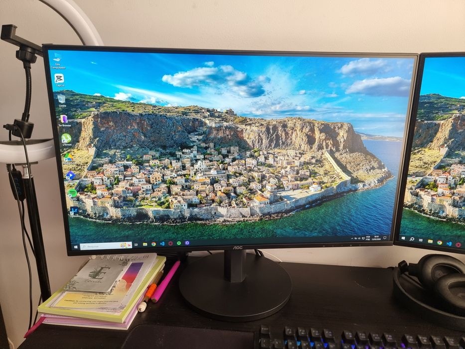 Monitor AOC  27''  FHD - 100HZ - ótimo estado
