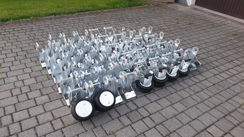 Mechanizm podnoszenia osi Krone - ocynkowany