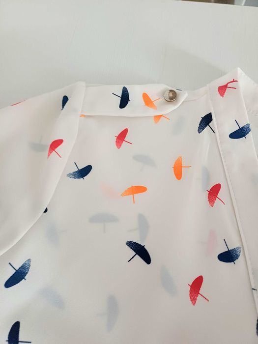 Elegancka Bluzka Damska Krótki Rękaw