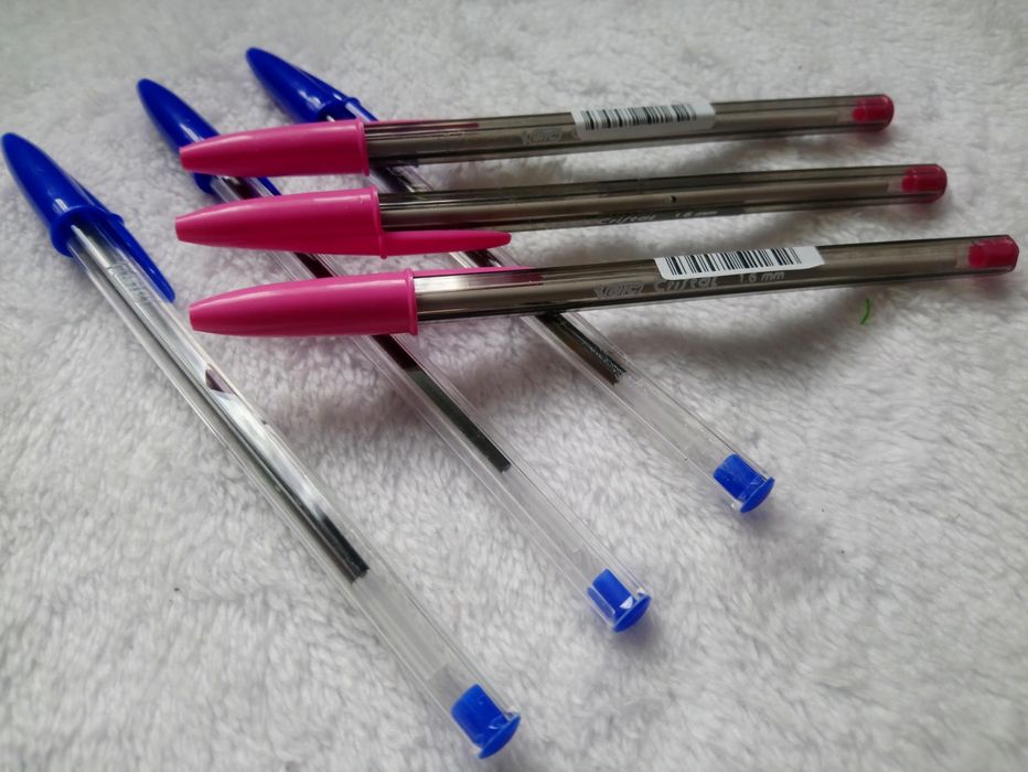 Zestaw długopisów Bic cristal original Bic cristal fun pink