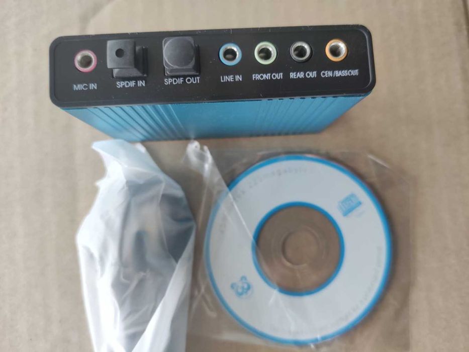Звуковая аудио карта 5.1 SPDIF Внешняя USB аппаратная Зовнішня звукова