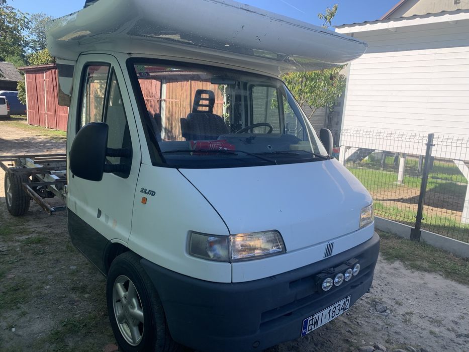 Fiat Ducato 2 kamper 2.8JTD klimatyzacja zarejestrowany kabina