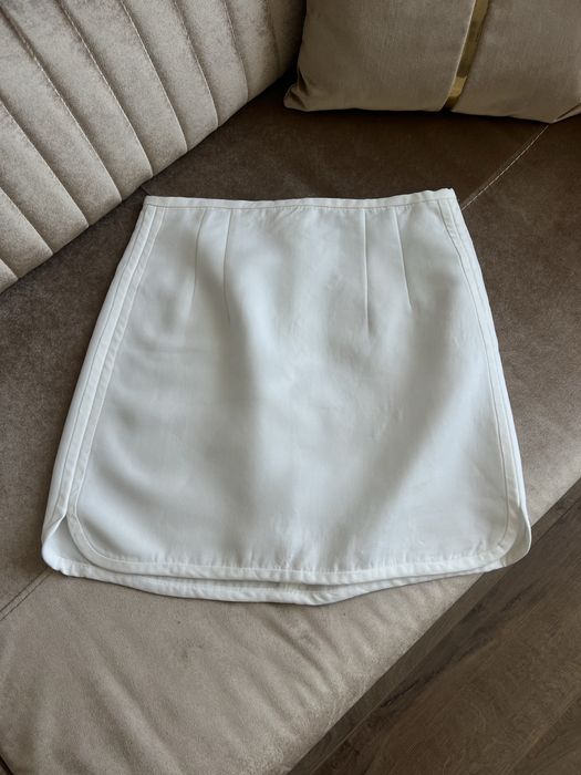 Юбка ZARA біла міні xs