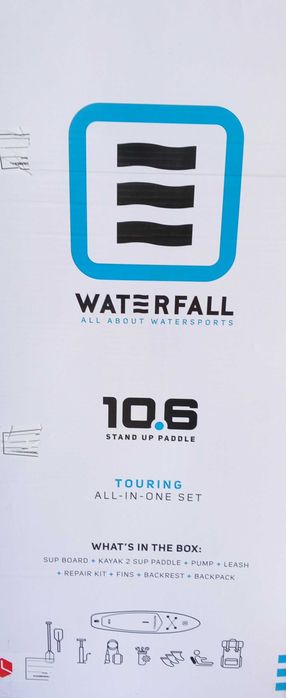 Prancha de Stand Up Paddle: Waterfall 10.6 Touring All-In-One Set