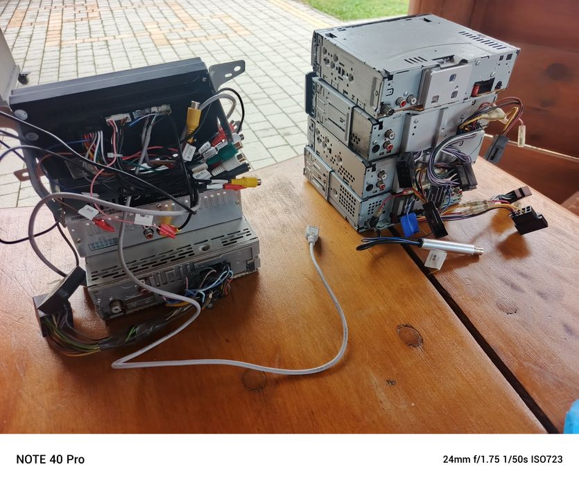 Radia JVC Pionnier  CD MP3+ USB. 80 zł.