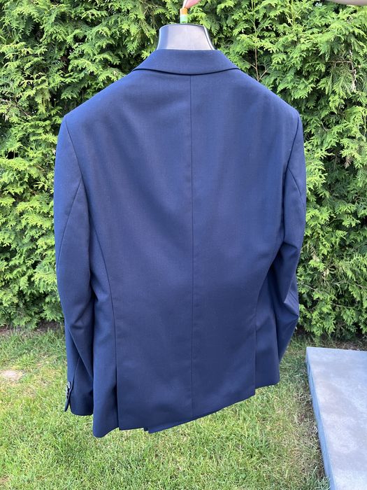 Garnitur chłopiecy,męski,MAURICE OLBERT modny,granatowy, 176 cm