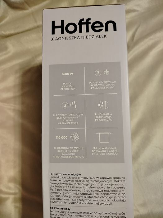 Nowa suszarka do włosów Hoffen x Agnieszka Niedziałek