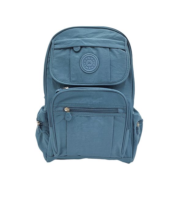 Plecak damski miejski turystyczny lekki niebiski jeans