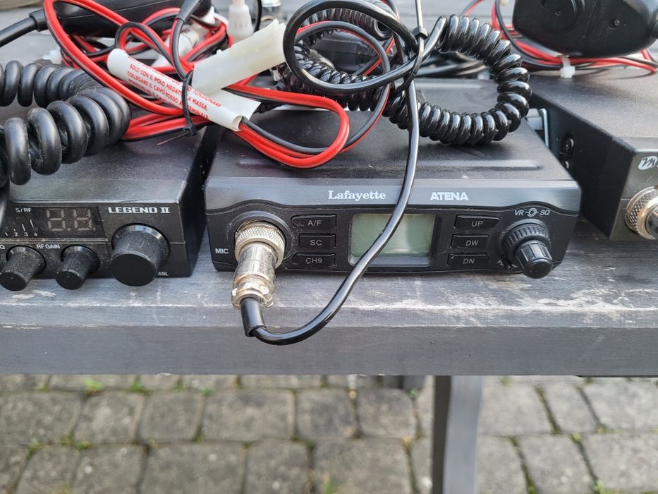 Radio CB M Tech Legend II 2 szt Lafayette Atena 1szt plus 2 anteny