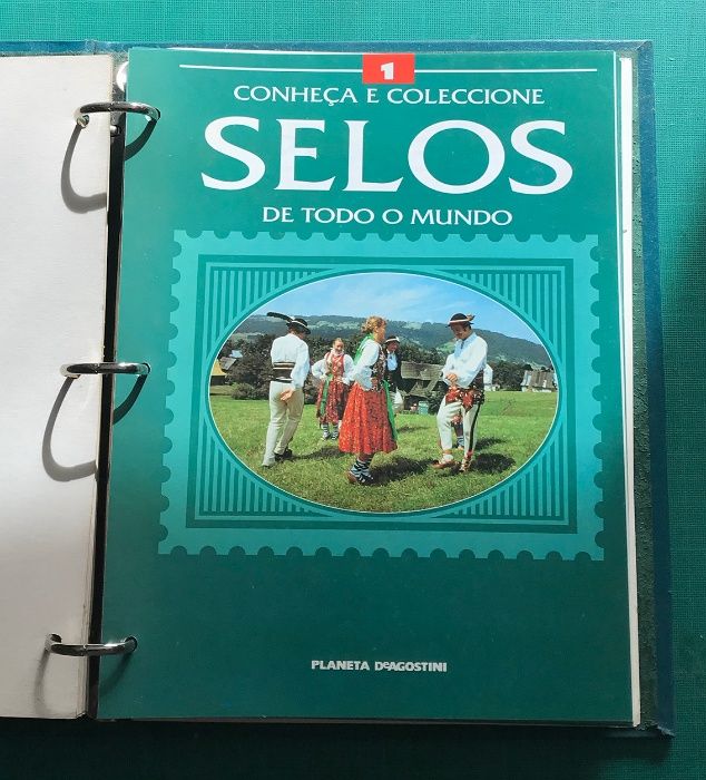 Fascículos selos do mundo