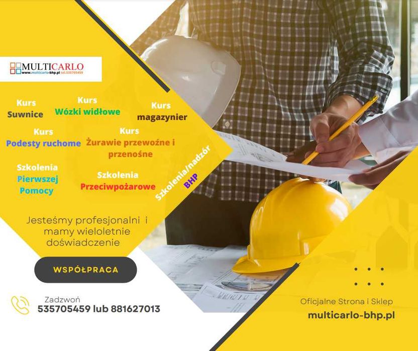 kurs szkolenie suwnice + UPOMINEK