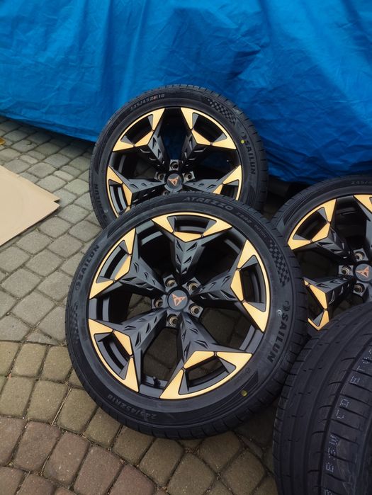 Fabrycznie nowe kompletne koła zimowe lub letnie cupra formentor 18 5x112 opony sailun/fortune/taurus 245/45/18 terramar seat skoda leon ateca