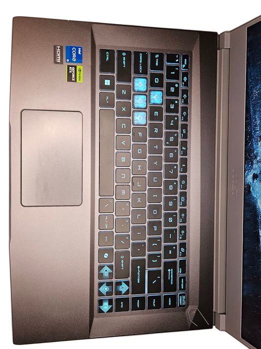 Laptop gamingowy MSI Thin RTX 3050 i5 12th SSD 512GB RAM 16GB