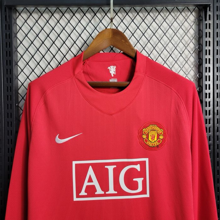 CAMISOLA MANCHESTER UNITED 2008 - MANGA LONGA