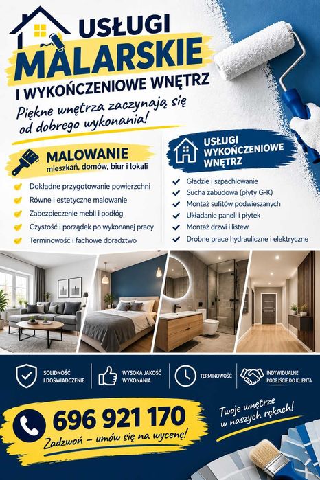 Usługi malarskie!!