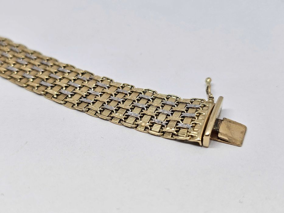 Bransoletka Złota Damska 15,07g P585 17,5cm * Komis Madej Gorlice