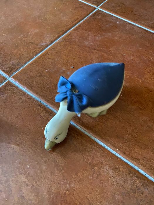 patinho azul de decoracao