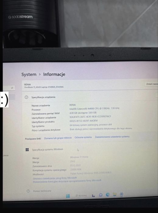 Laptop ASUS R543M – sprawny, idealny do codziennego użytku