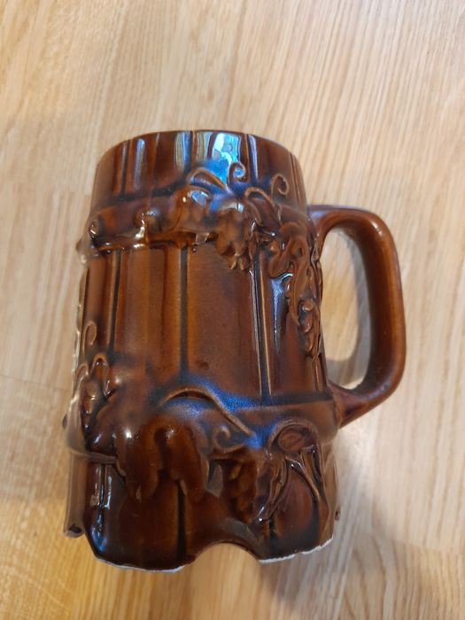 Kufel z herbem Okocimia PRL