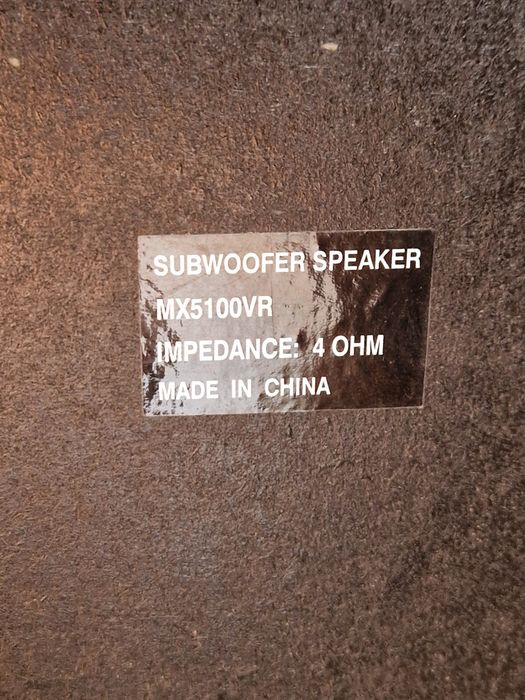 Philips twin port passive subwoofer
