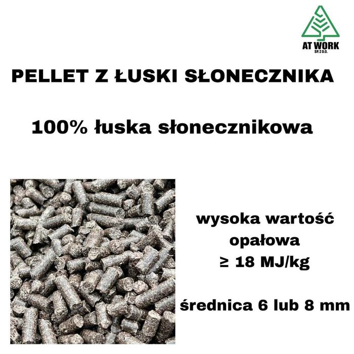 Pellet z łuski słonecznika BIG BAG - od 650 w Małaszewiczach