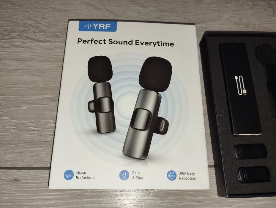 Bezprzewodowy mikrofon krawatowy