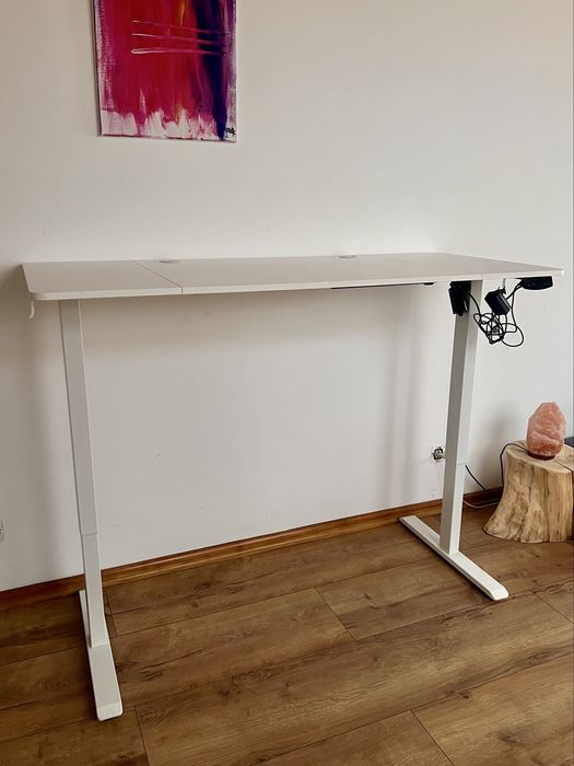 Biurko Elektryczne Podnoszone Stojące 140cm x 72-118cm