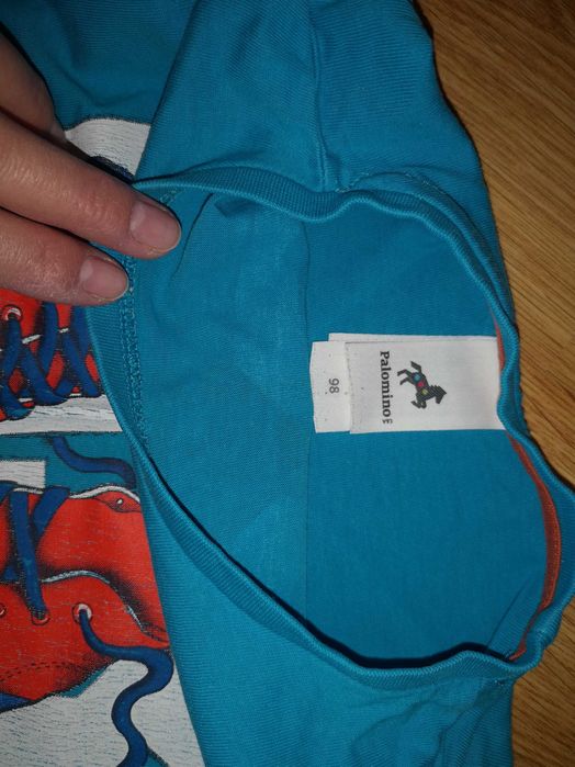 Zestaw spodnie i bluzka z długim rękawem dla chłopca 98