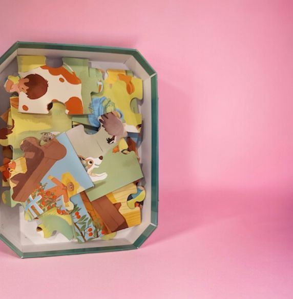 Jogo puzzle criança
