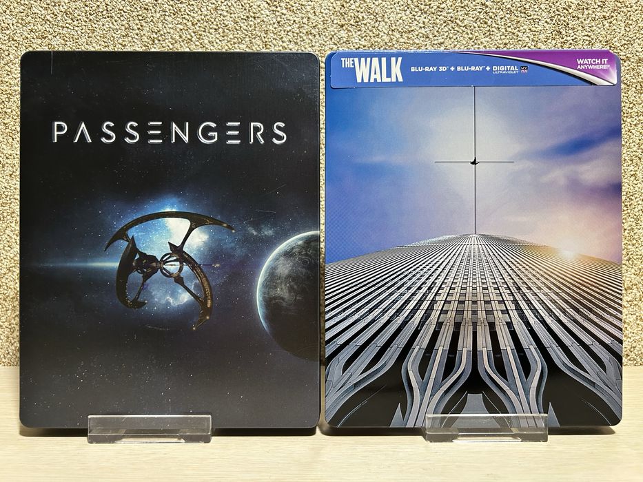 Steelbook Blu-ray DC Чудо-женщина/Человек из стали /Рэмпейдж