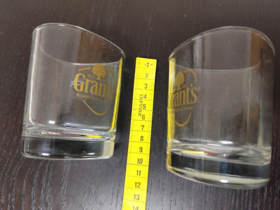 Lote de 5 copos de Whisky Grants